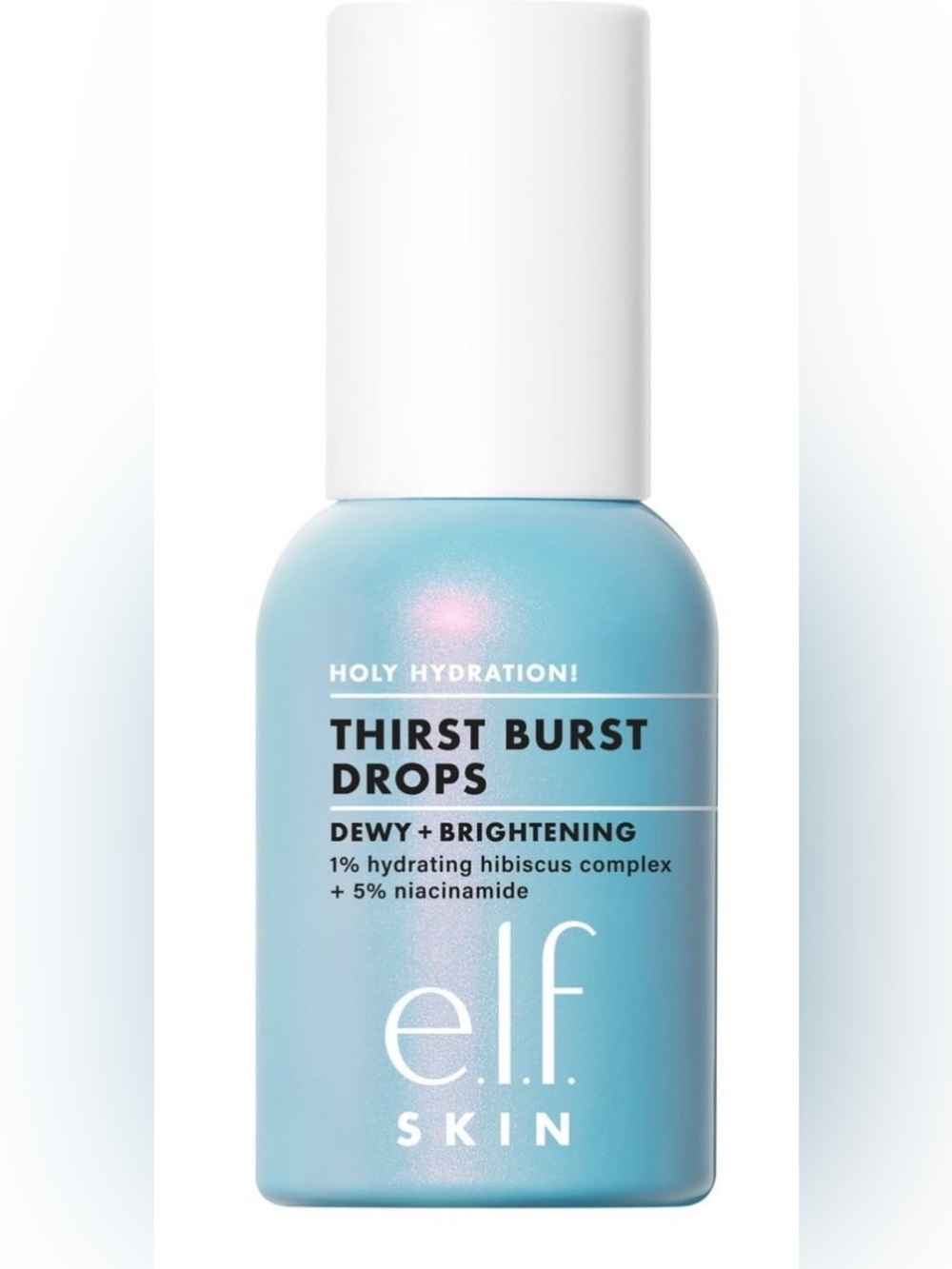 ELF. Skin Thirst Burst Drops - Dewy + Brightening - Light Blue